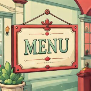 Drinks Menu
