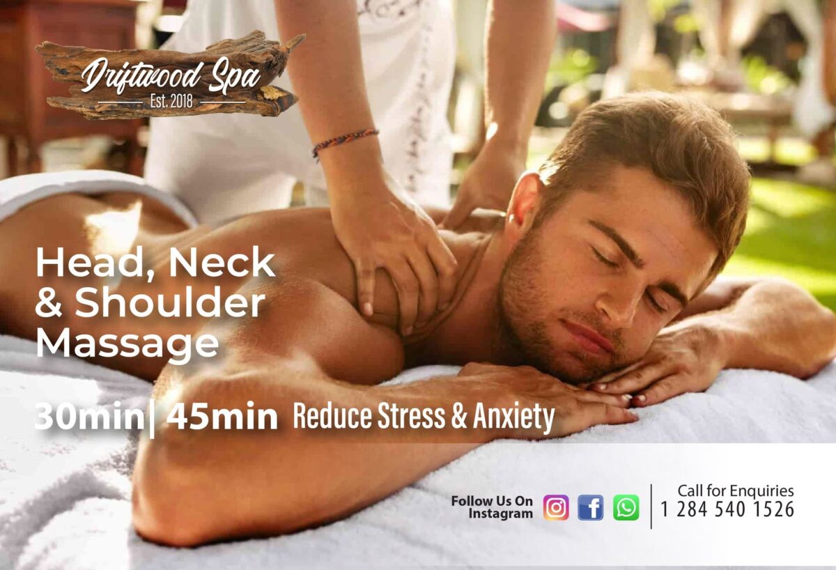 DRIFTWOOD SPA - head, neck & Shoulder Massage - 540 1526