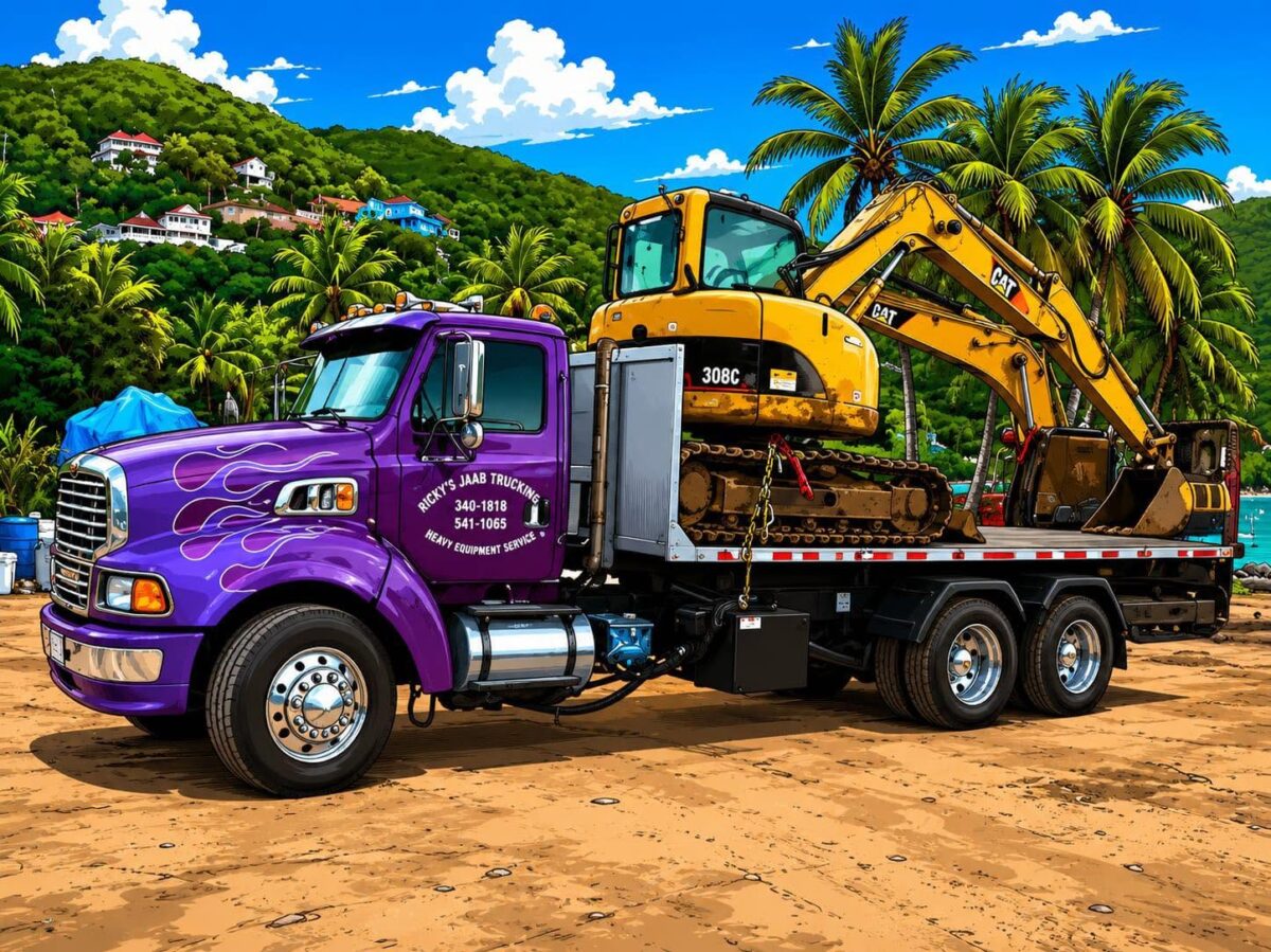 Ricky's Trucking - Heavey Equipment Towing - 340-1818