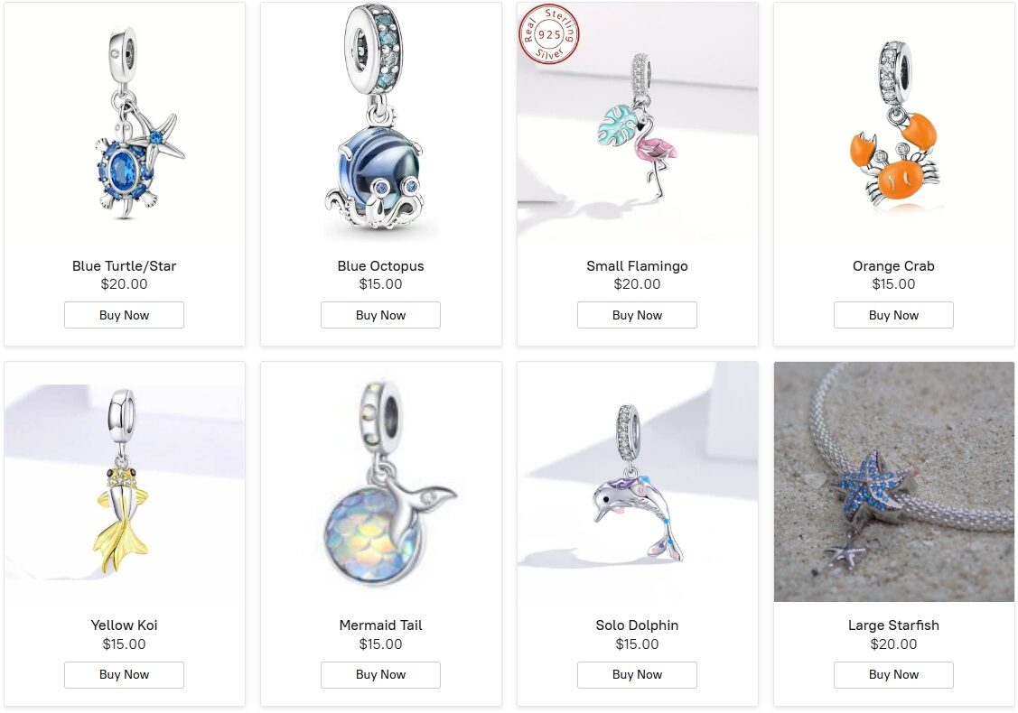 Be Charmed - Sea Creatures Charms