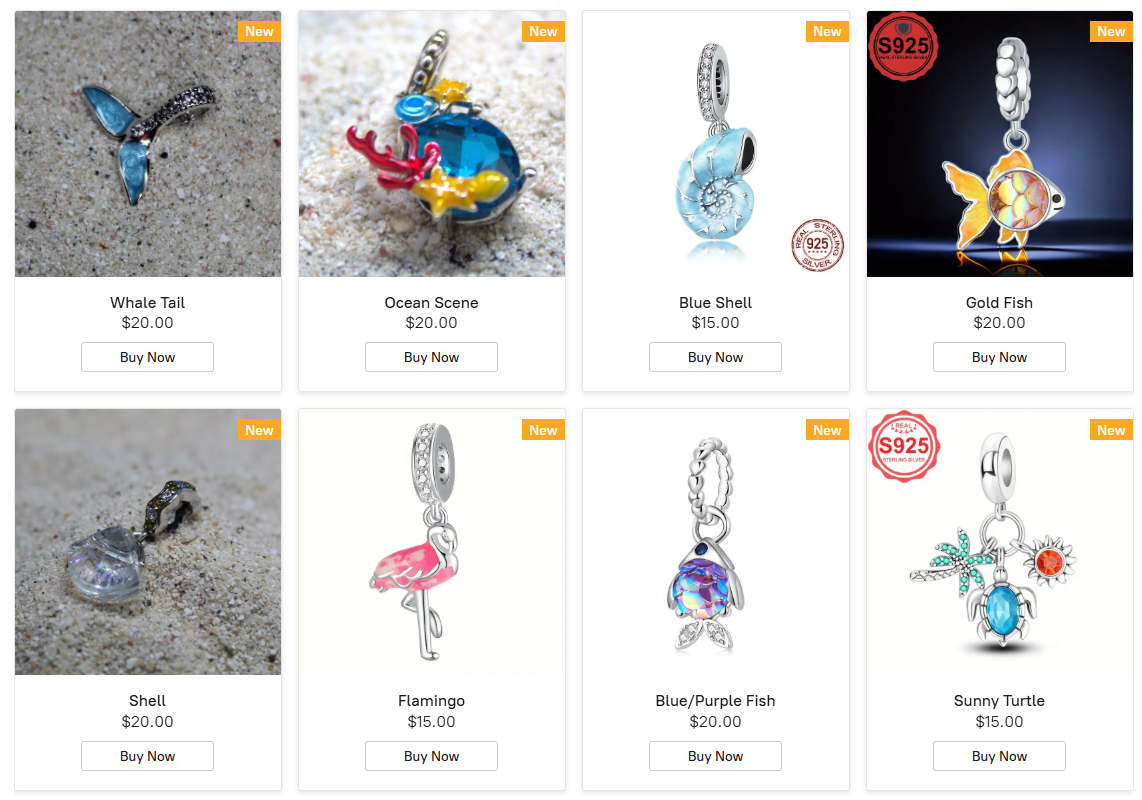 Be Charmed - Sea Life Charms